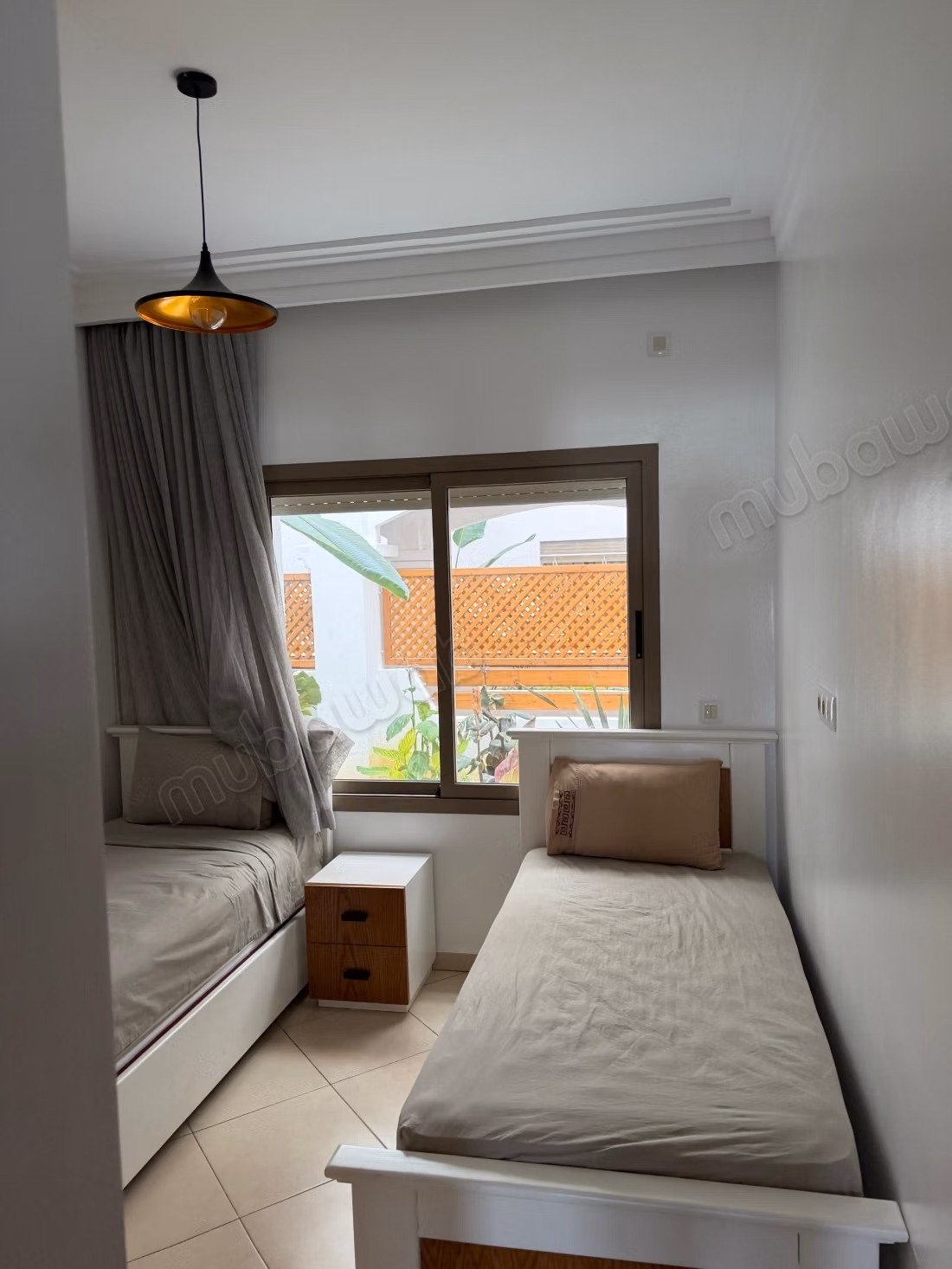 Asilah proyecto turístico apartamento 2 dormitorios salón 92m con jardín árbol del té 28m la residencia segura