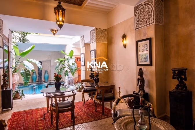 Superbo Riad Maison d’hôtes intitolato situato nel cuore della Medina di Marrakech