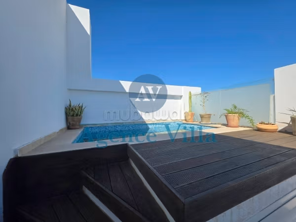 For rent: Furnished Triplex S5 with swimming pool and elevator