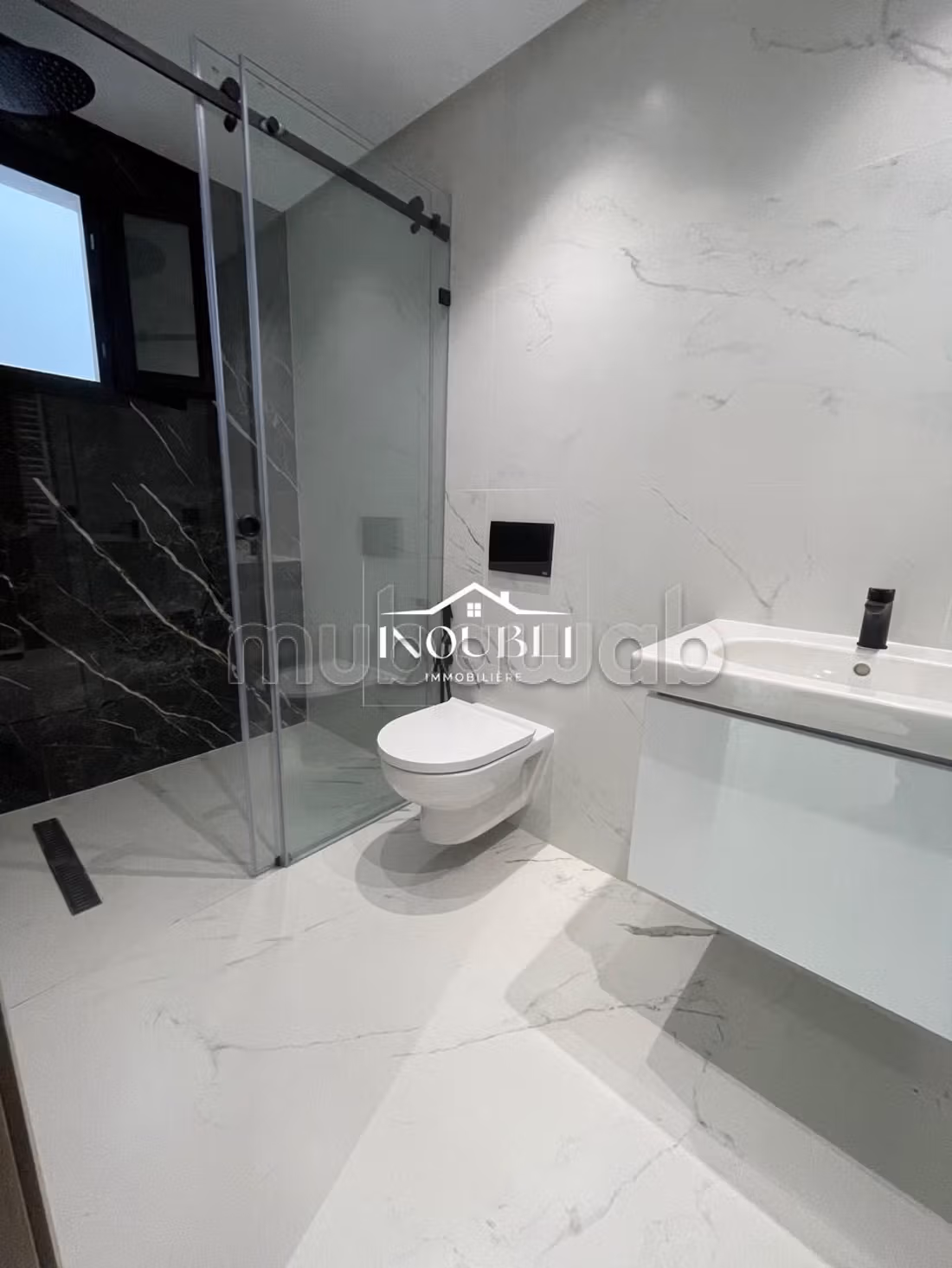 In affitto - Appartamento S1 con giardino privato a La Nouvelle Soukra, mai abitato