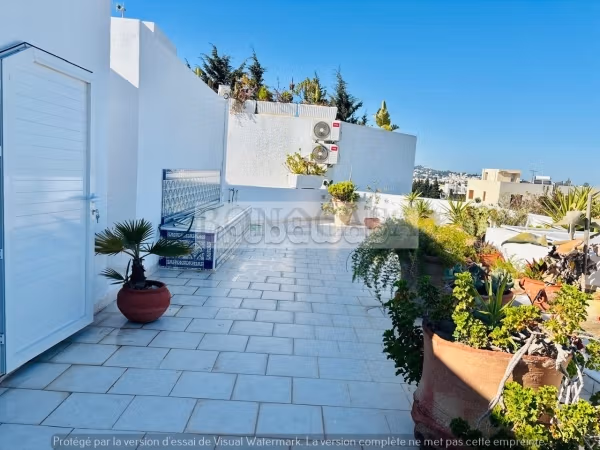 Etage de villa S3 Meublé à louer à la Marsa