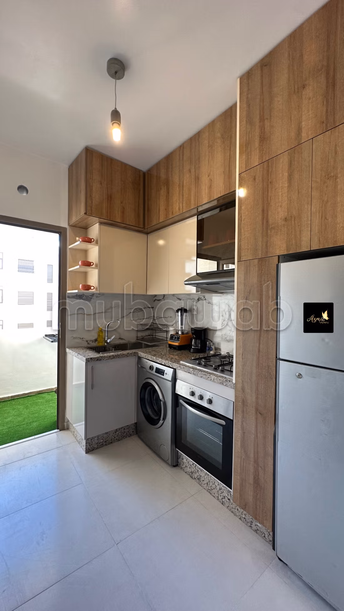 Splendido appartamento in affitto a Anza. 2 camere da letto. Salone marocchino e antenna parabolica