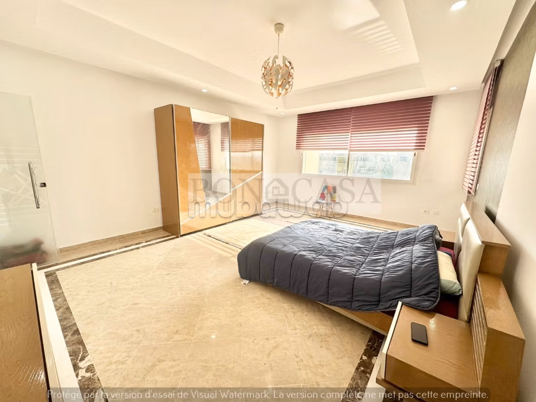 S2 Appartamento ammobiliato con terrazza in affitto a La Marsa