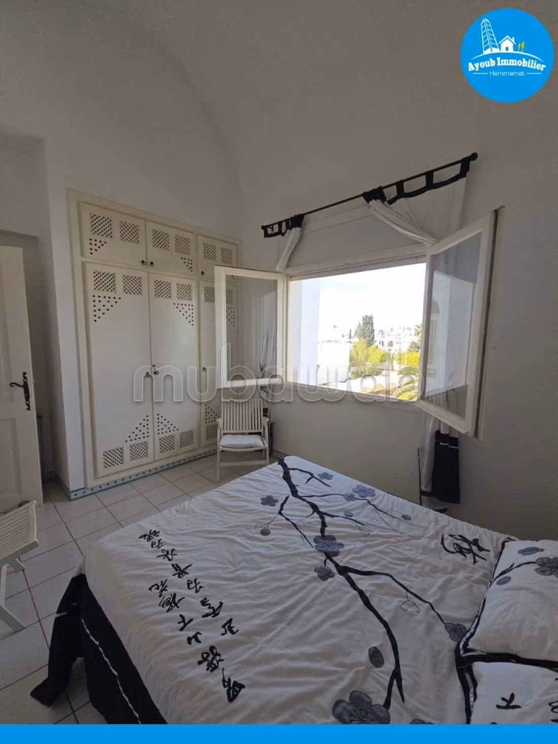 Spacious studio for rent year-round in Jinen Hammamet