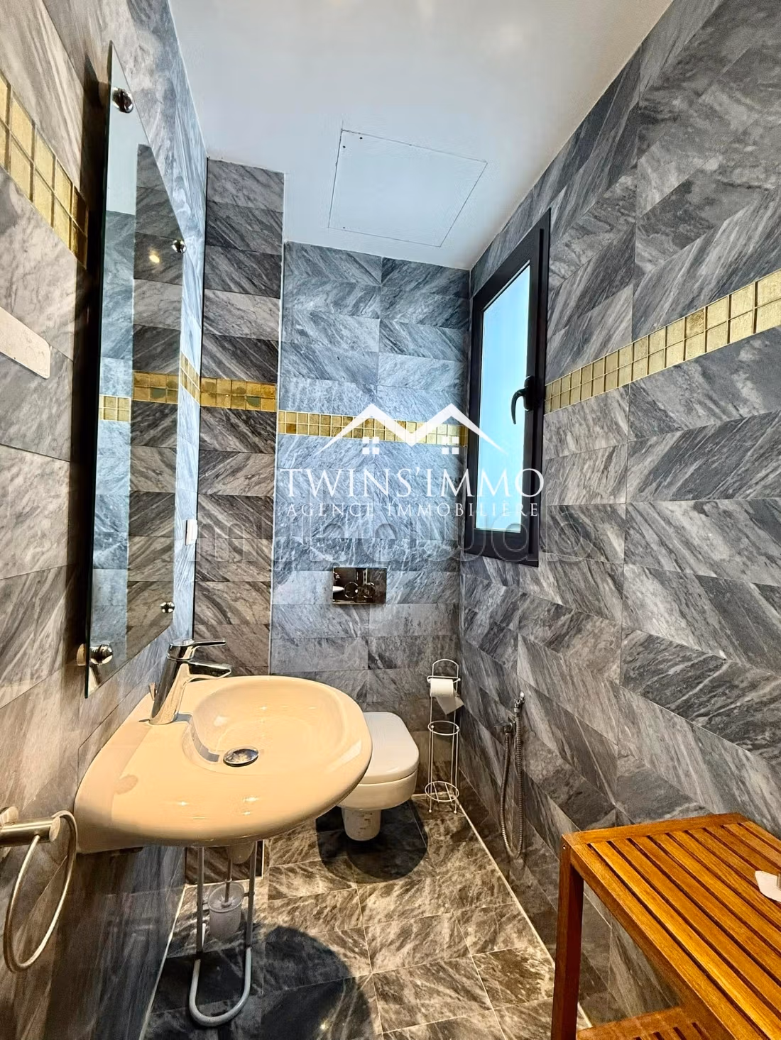 Triplex arredato, con piscina a Gammarth