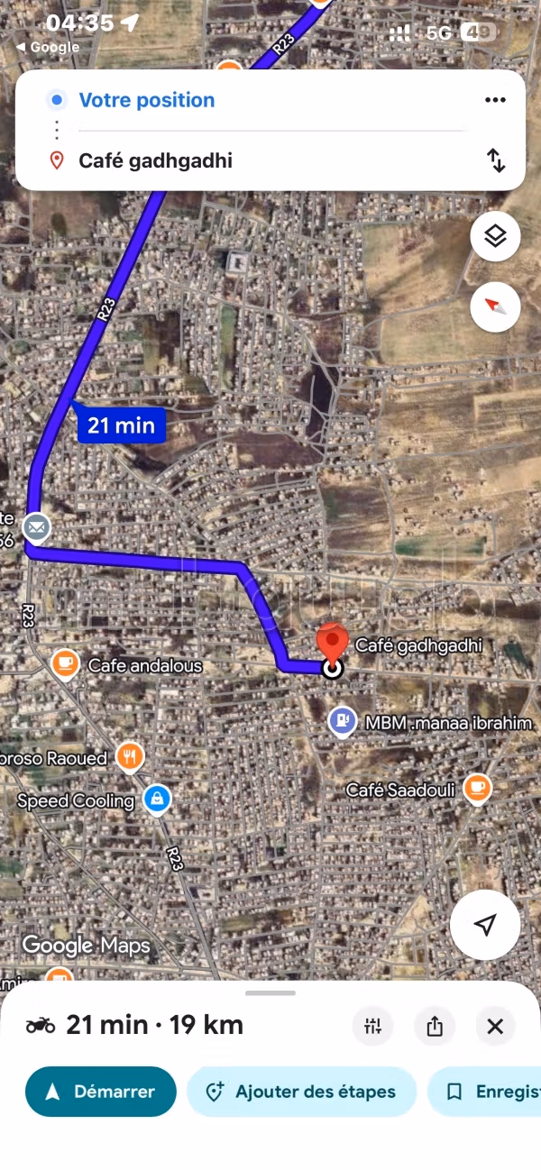 Terrain a raoued