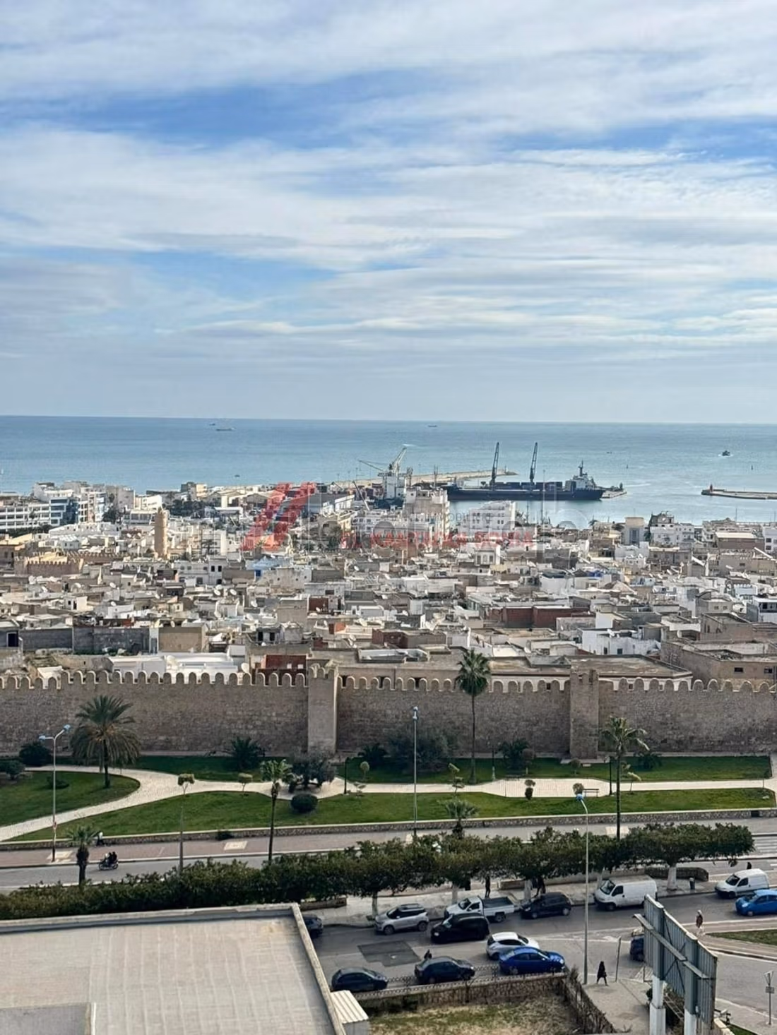 In affitto S3 arredato a Sousse con vista mare