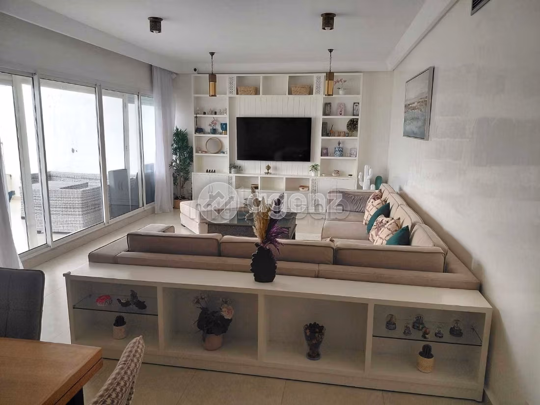 Appartement te huur 162 m², 3 slaapkamers Malabata Tanger