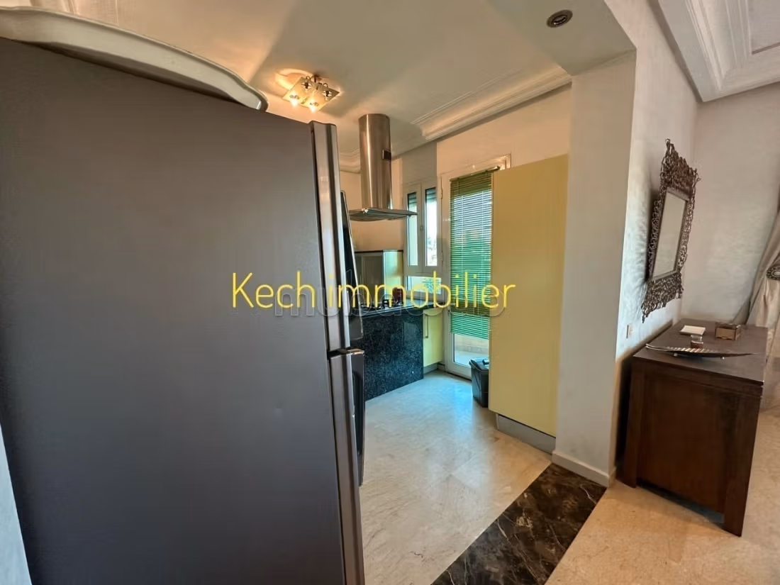 Joli appartement 3 chambres meublé à Gueliz
