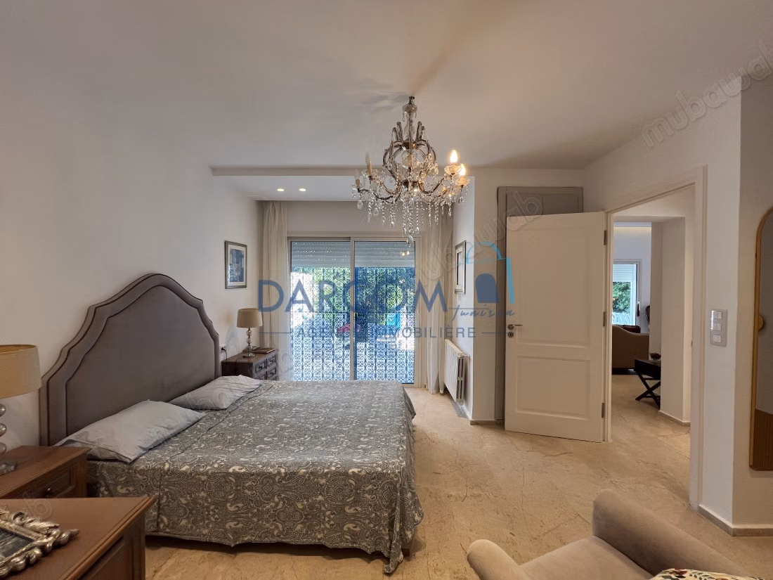 Bella villa S4 con piscina a Gammarth superiore