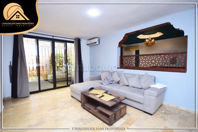 Furnished villa for rent in Afaq — 2 private gardens — 144 m²