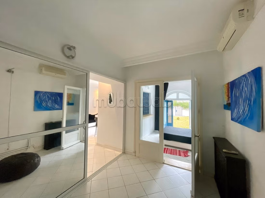 Appartamento S1 arredato con giardino, Gammarth sup