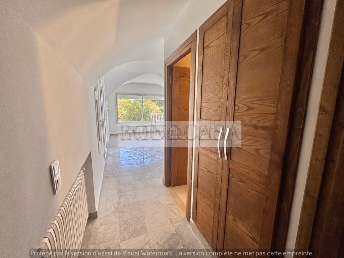 Villa S3 vue mer&piscine à louer à la Marsa