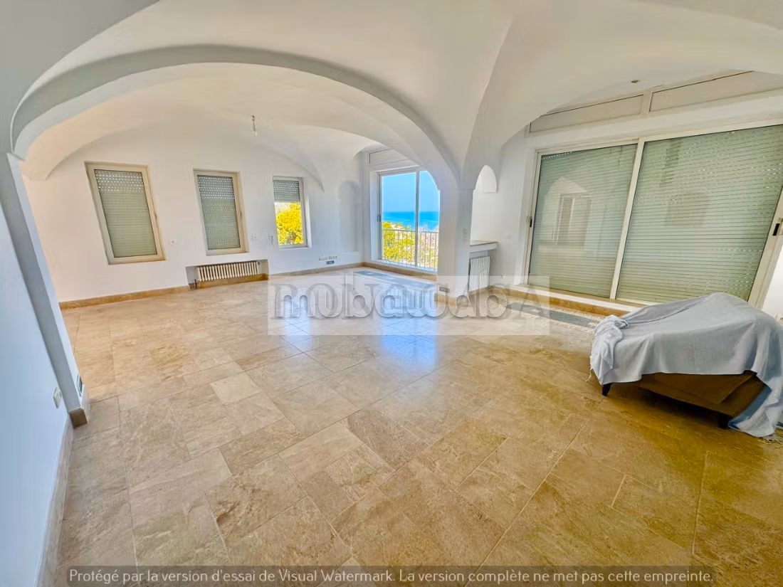 Villa S3 vue mer&piscine à louer à la Marsa