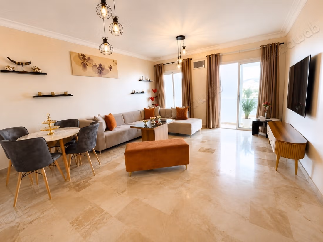 Affitto appartamento a Secteur Touristique. 2 belle camere da letto. Terrazzo e giardino