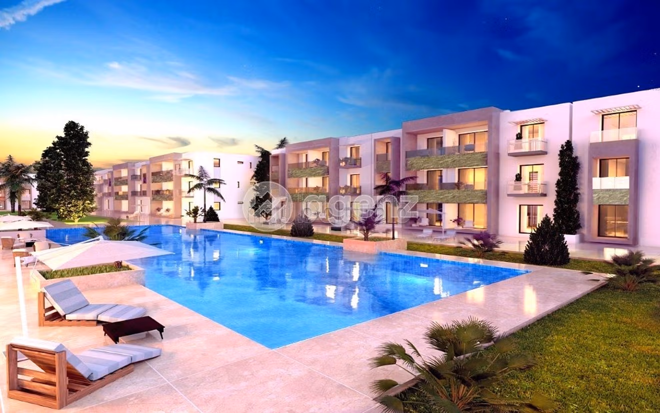 OCEAN PALM Appartement à vendre 130 m², 3 chambres Dar Bouaz...