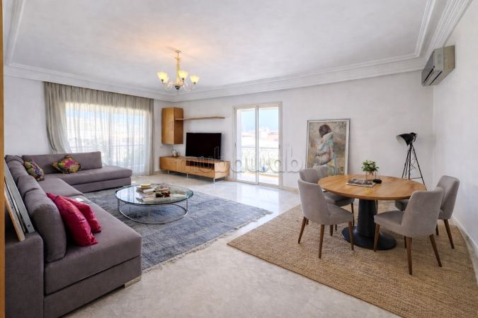 Apartamento amueblado 2 habitations- Maarif Extension- Ultimo Piso- Vistas al Parque - 115m2