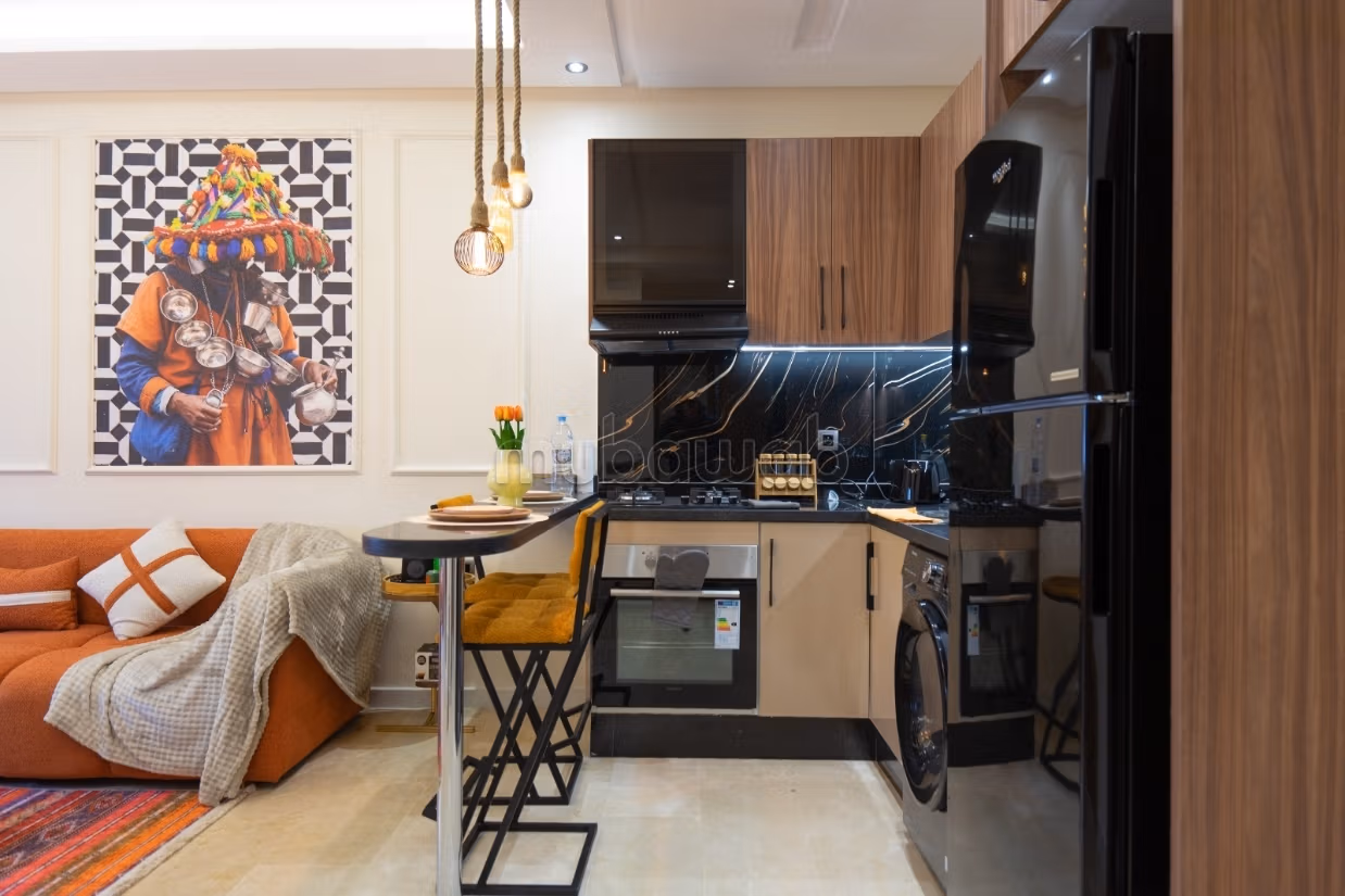 Appartement en location à Les Hôpitaux. 1 Pièce. Meublé — 3