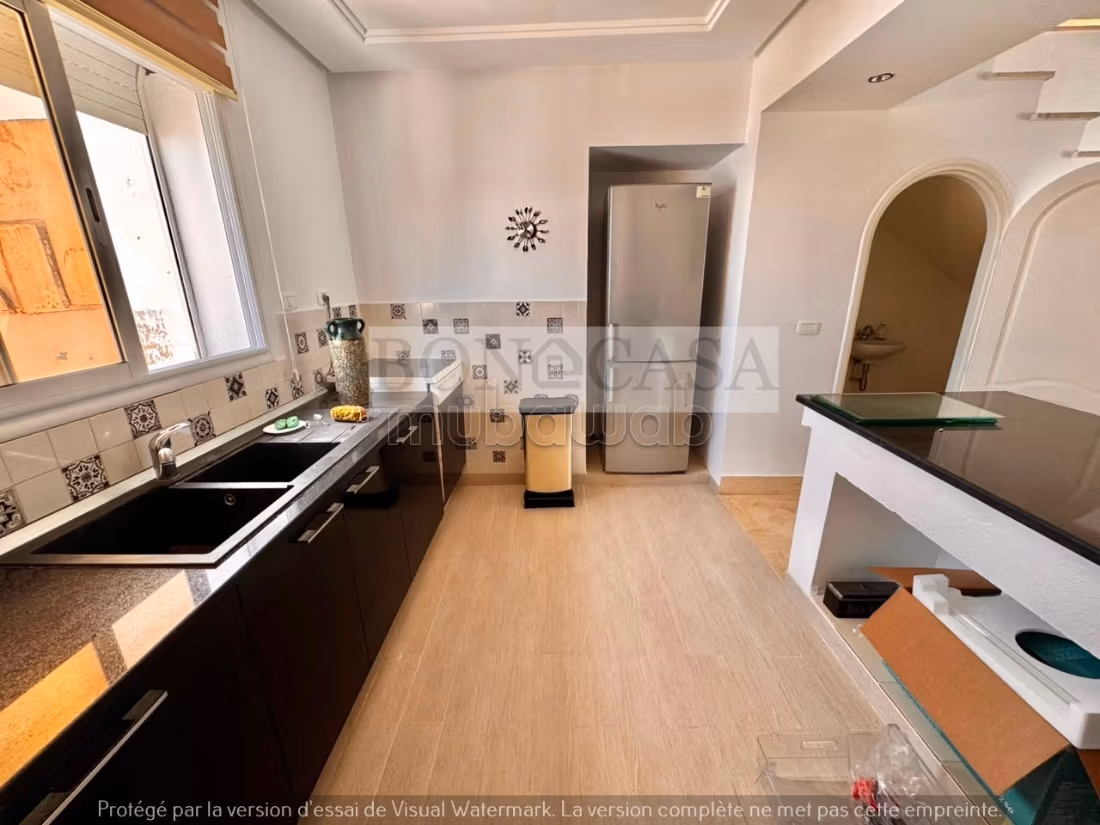 Duplex S3 arredato con terrazza in affitto nel cuore di Sidi Bousaid