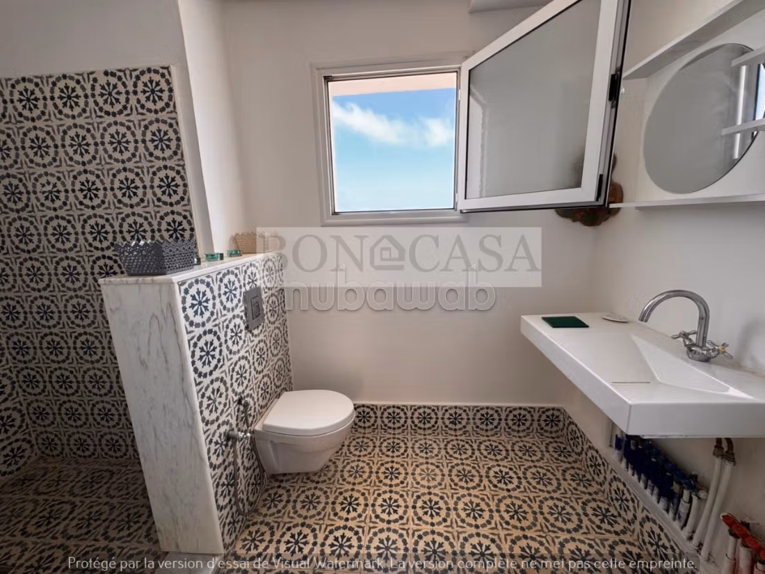 Duplex S3 arredato con terrazza in affitto nel cuore di Sidi Bousaid