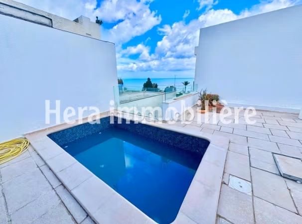 In affitto duplex S3 con vista mare a La Marsa