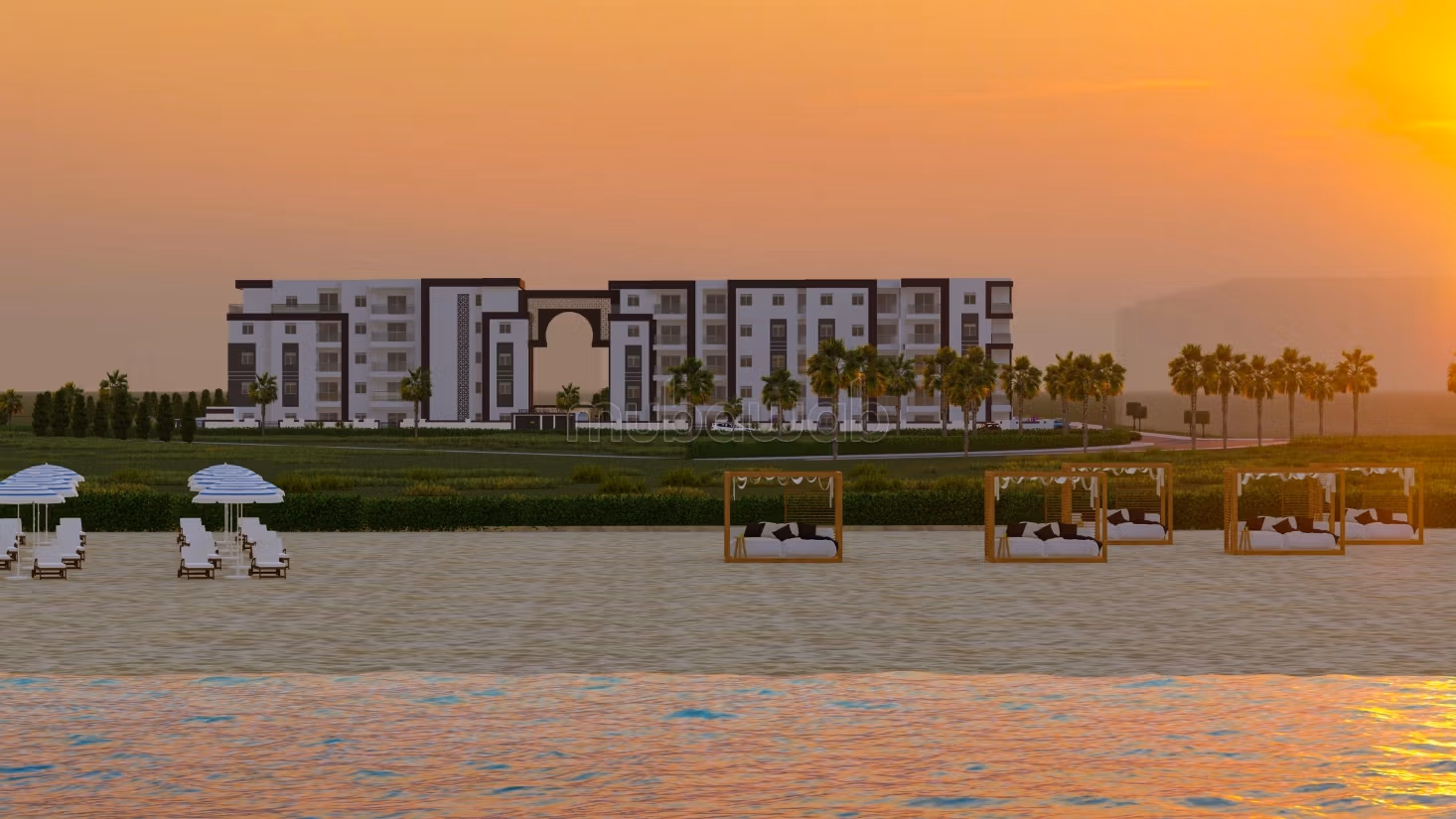Superbe appartement à vendre à Hammamet. Surface de 39 m²