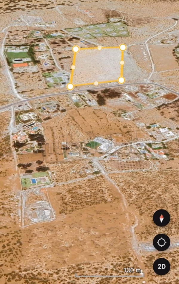 Terrain en vente à Ghazoua. Surface de 24900 m²