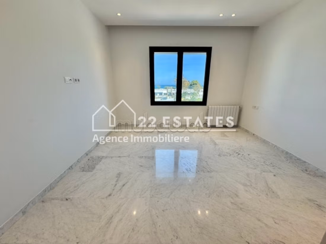 Appartamento S3 nuovo con vista mare a La Marsa