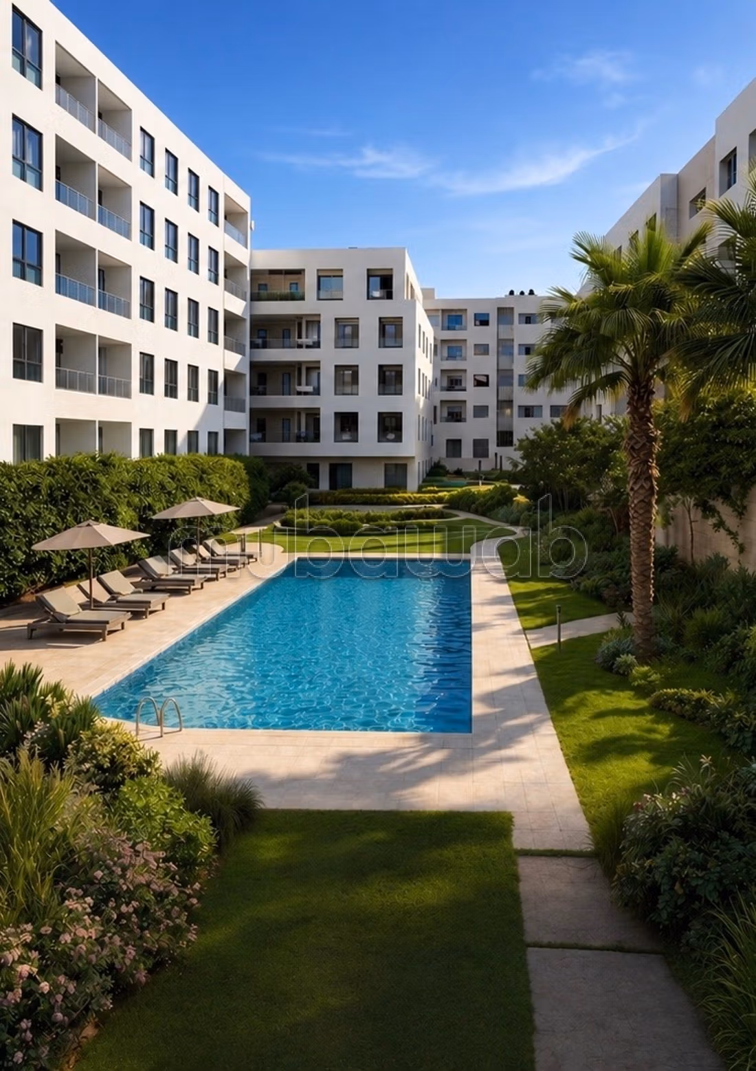 Appartement en vente à Wifak. 
Surface de 149 m². 
Climatisation et piscine