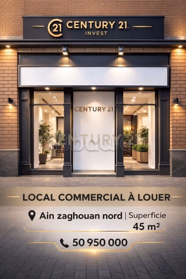 A louer: Local commercial 30 m²