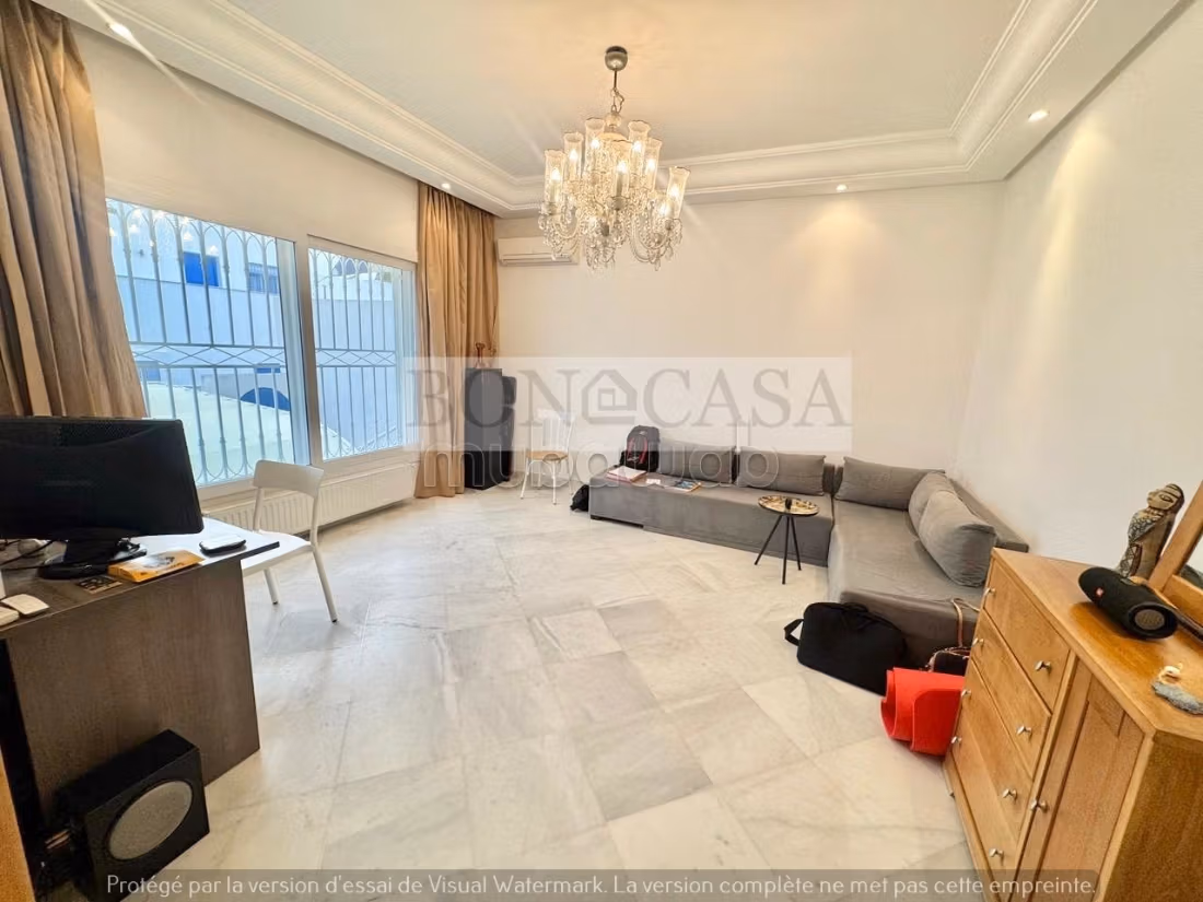 Rez de chaussée de villa S2 vide à louer à Sidi Bousaid
