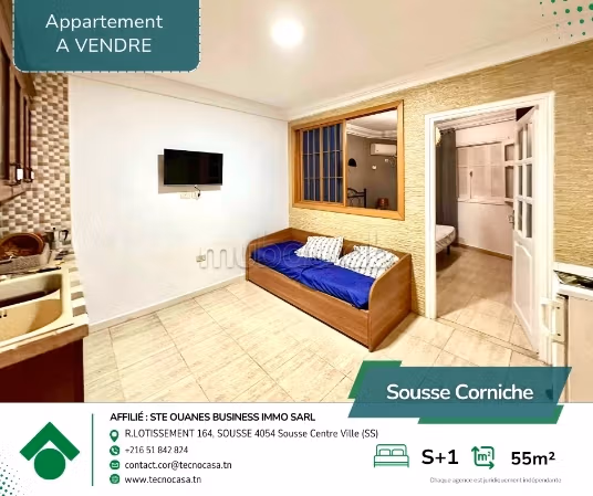 In vendita - Appartamento S1 arredato sulla Corniche
