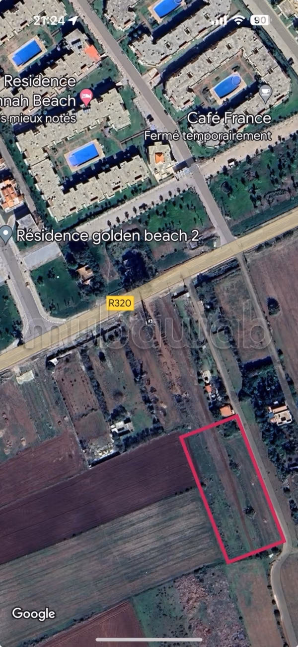Terreno de 2200m2 a 15 minutos de Sidi Rahal