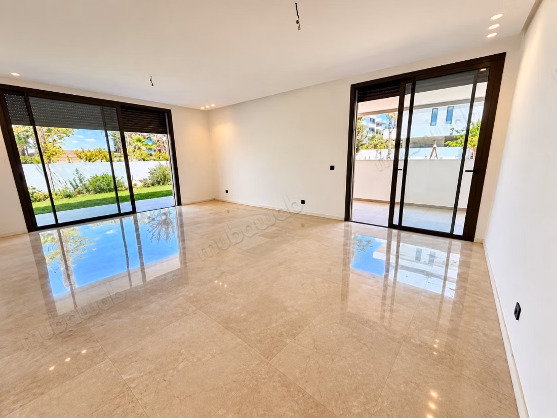 Appartement F2 rez de jardin neuf à louer – L’Orangerie de Souissi
