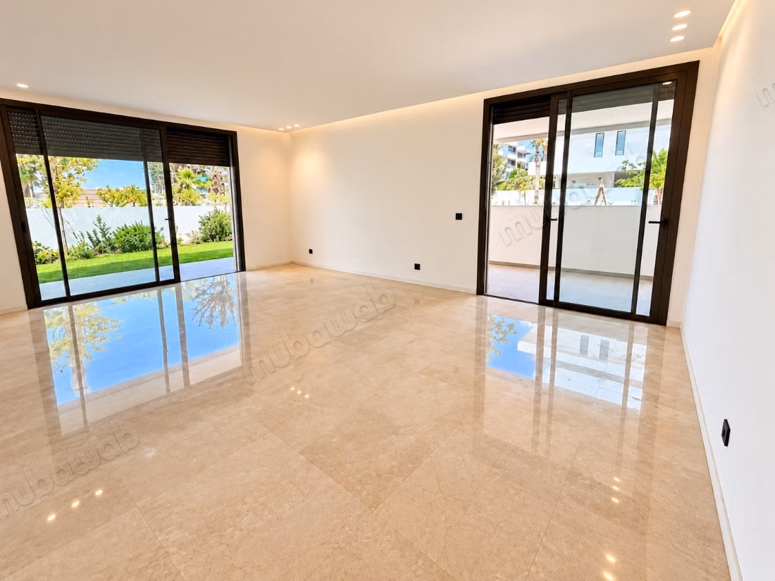 Appartement F2 rez de jardin neuf à louer – L’Orangerie de Souissi