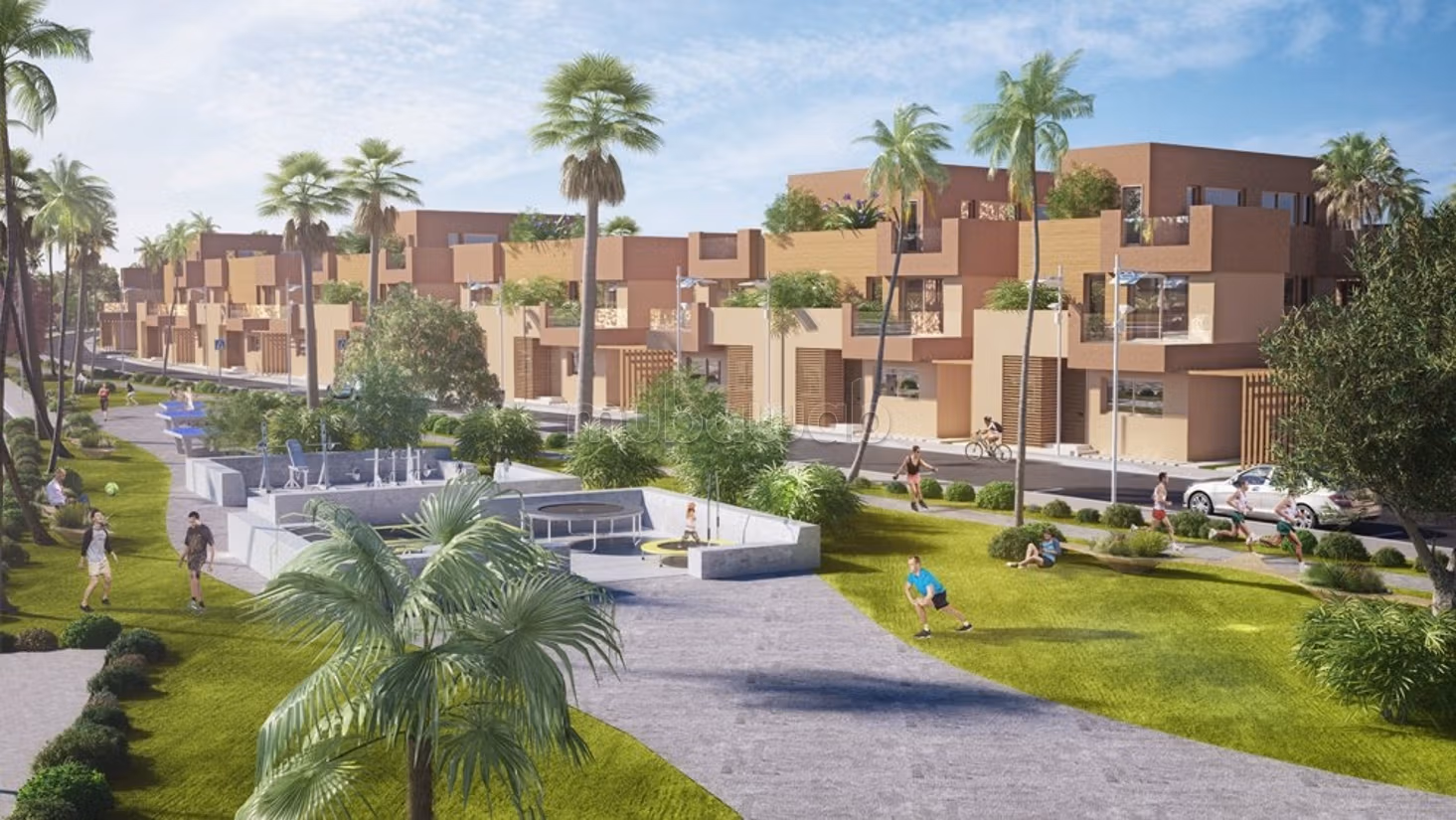 Perceel Grond 160m Villa Zone in Marrakech Sport City