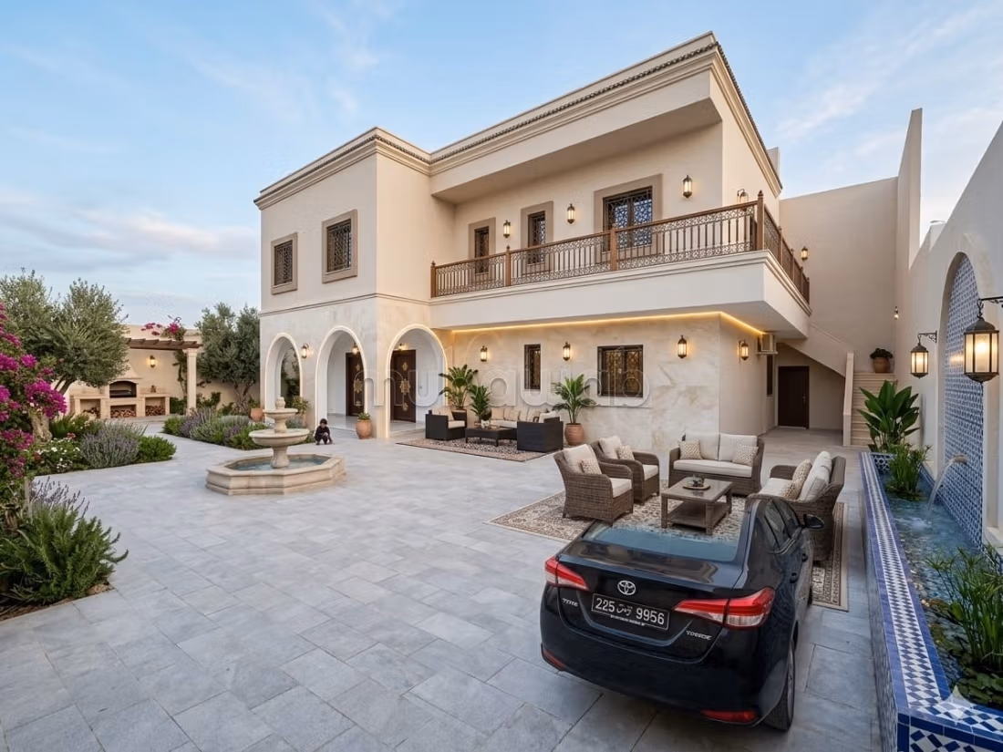 Casa in vendita a Raoued. 5 stanze confortevoli. Terrazza e giardino