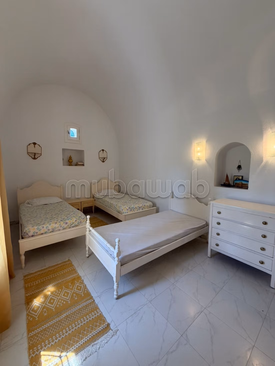 Villa de style djerbienne pieds dans l'eau à sousse