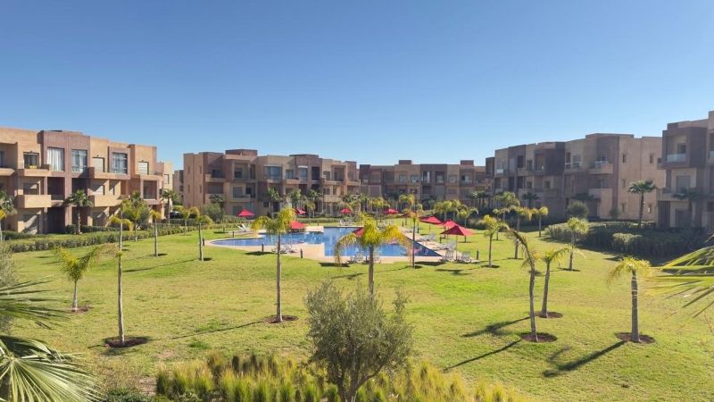 Appartement studio à vente à argan golf Marrakech piscine collective