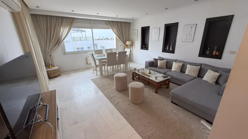 A louer un appartement à Gammarth Supérieur