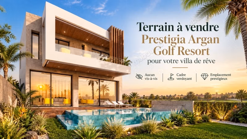 Terrain à vendre – Argan Golf Resort VE24126