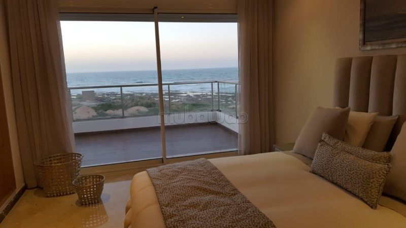 Un cosy appart en vente vue sur mer dans une résidence haut standing à Dar Bouazza
