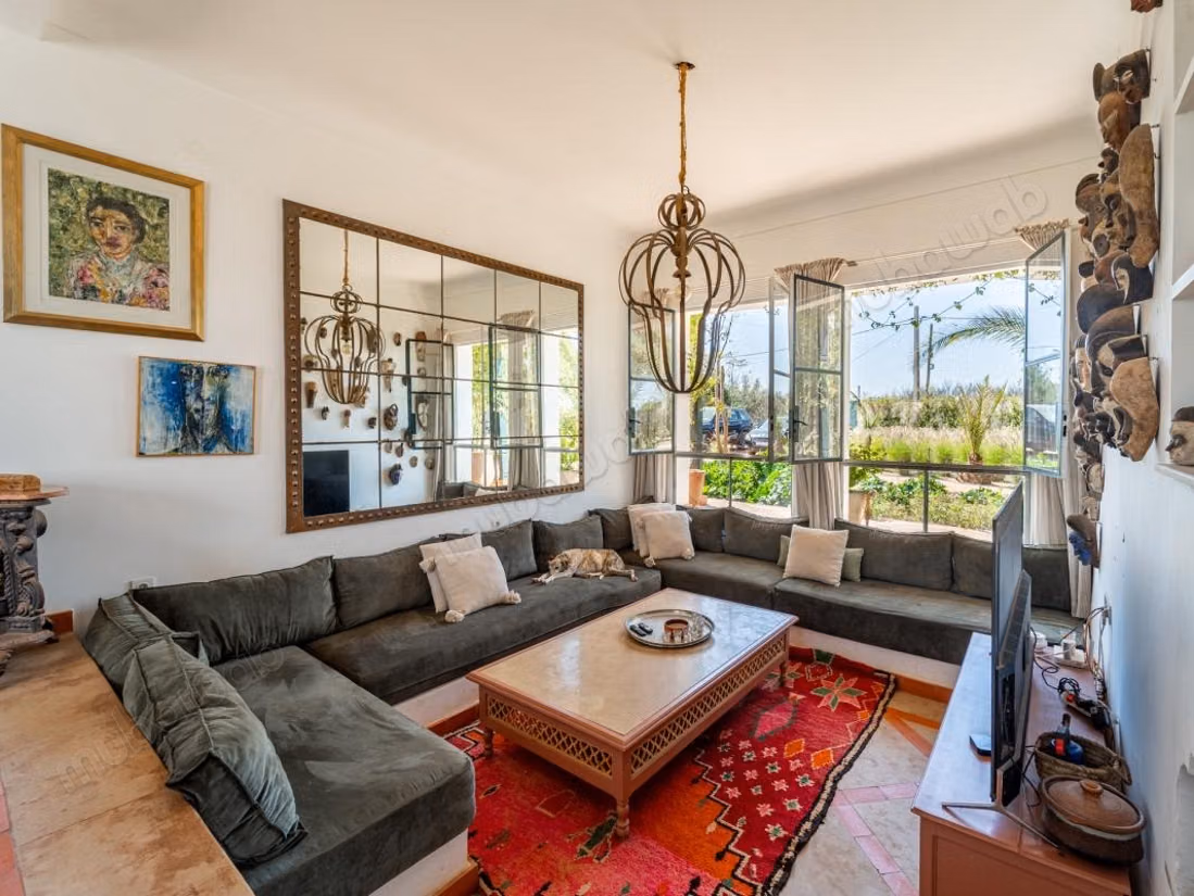 Magnifique villa à vendre à Marrakech. 2 chambres agréables. Meublé