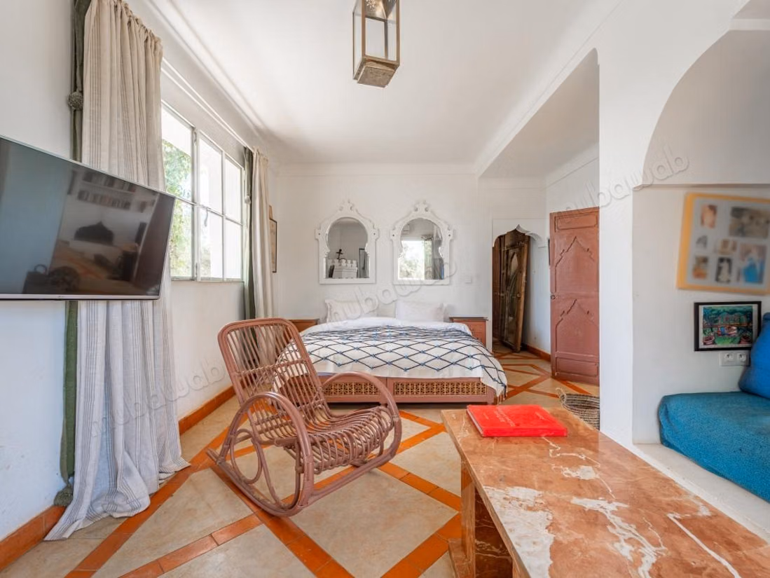 Magnifique villa à vendre à Marrakech. 2 chambres agréables. Meublé