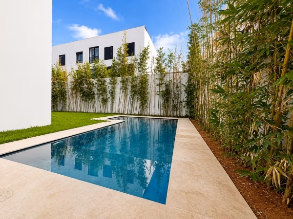apartamento en planta baja con jardín y piscina - Souissi