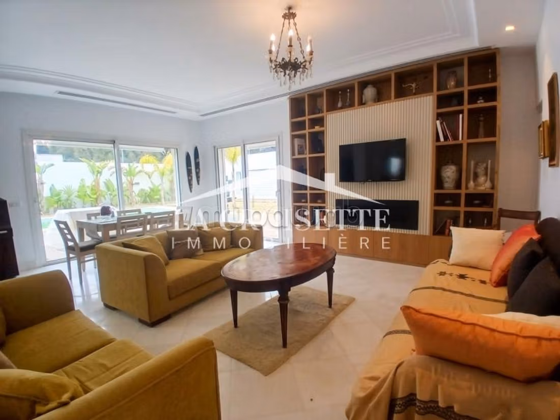 Villa arredata S3 con piscina a Gammarth