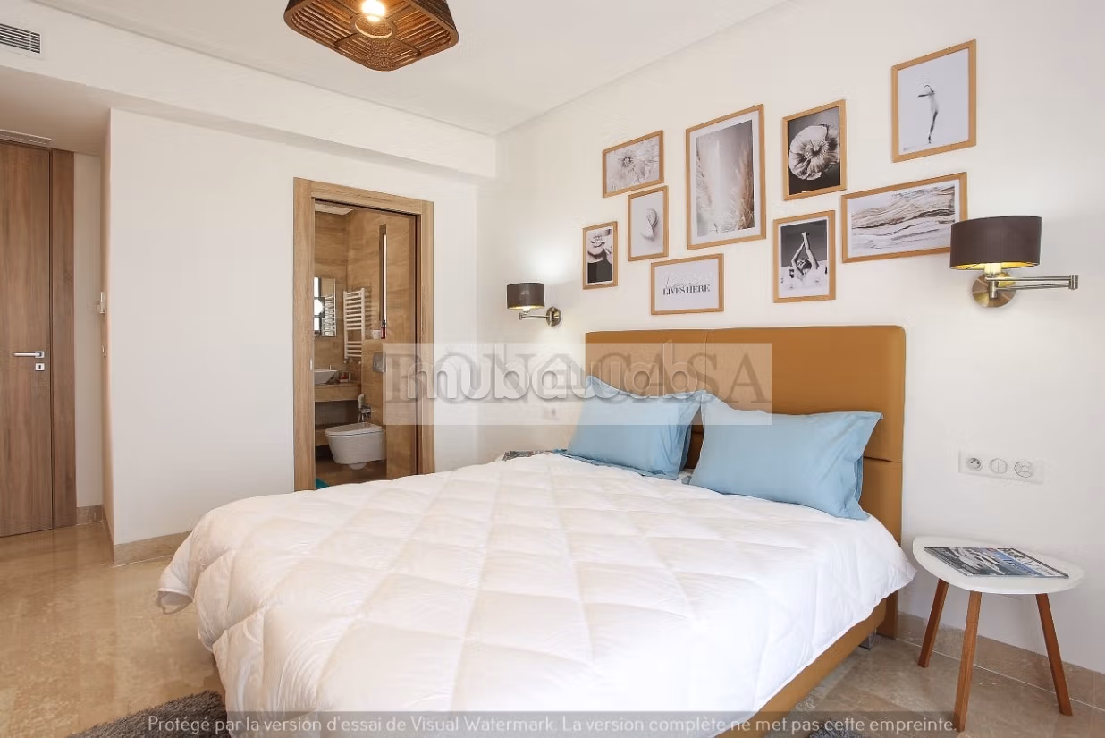 S2 Appartamento arredato con terrazza in affitto a Gammarth
