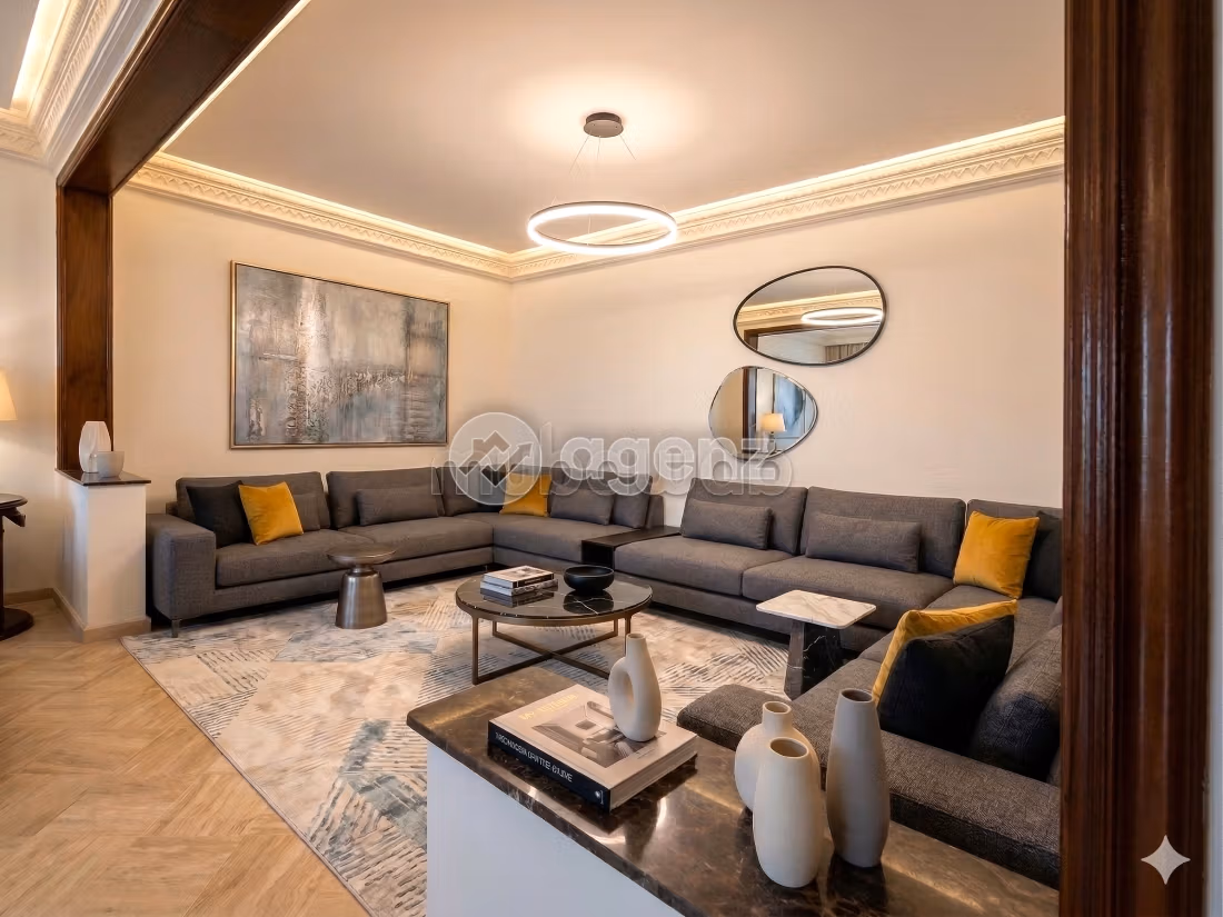 Appartement à vendre 240 m², 3 chambres Triangle d'Or Casablanca