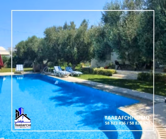 Location estivale Villa piscine à Hammamet Nord