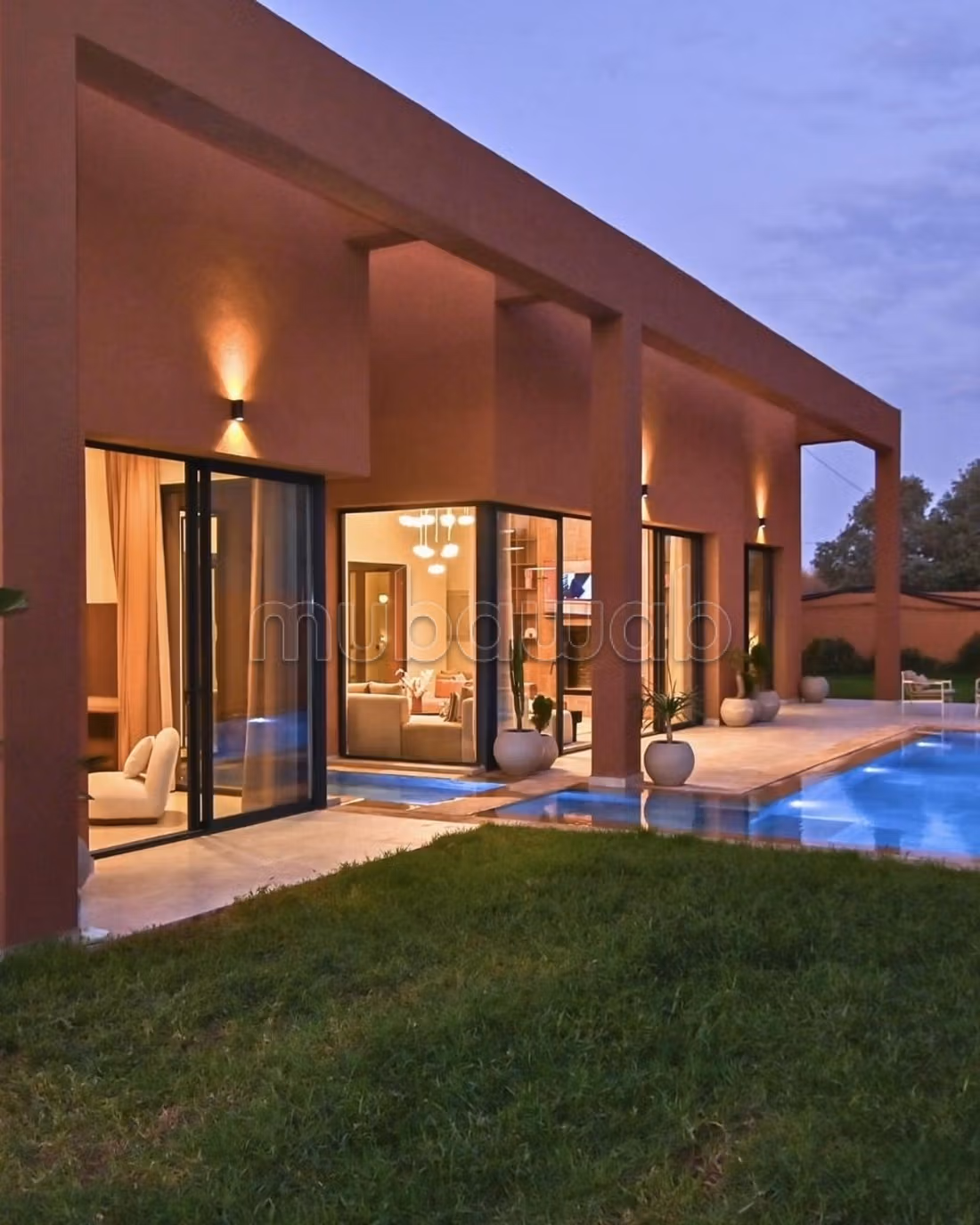 Exceptional architect-designed villa with pool & wellness area & cinema